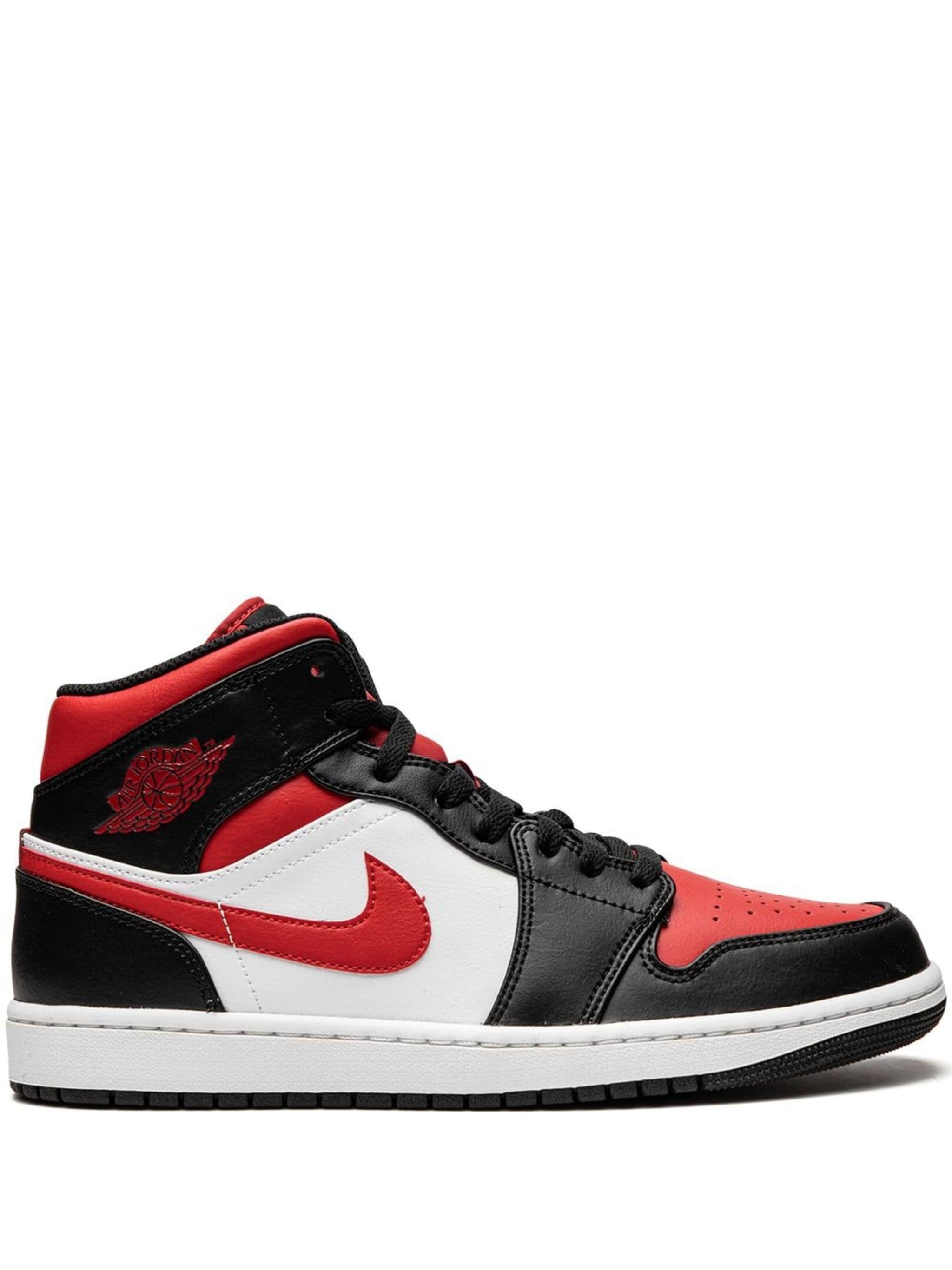 NIKE AIR JORDAN 1 MID “BRED TOE" 