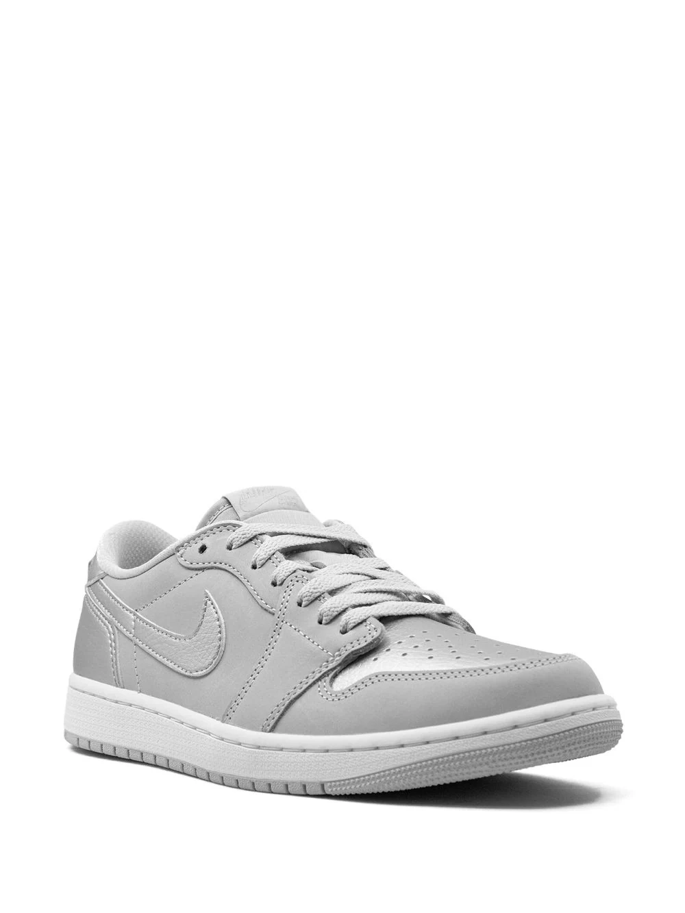 NIKE Air Jordan 1 Low OG Neutral Grey Metallic Silver White - AG