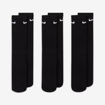 Meia Nike Everyday Cushioned Black (3 Pares) 