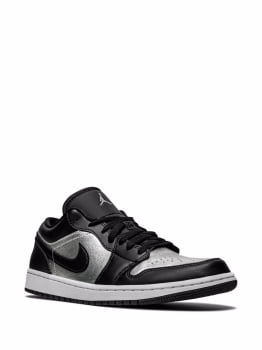 Nike Air Jordan 1 Low 'Black Metallic Silver'