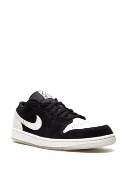 Nike Air Jordan 1 Low Black Suede