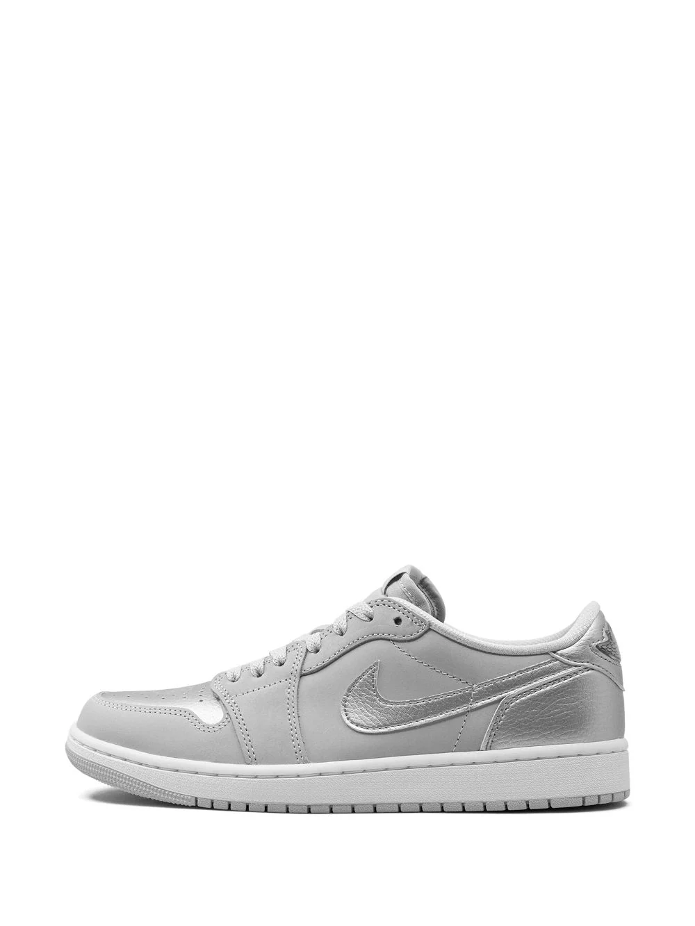 NIKE Air Jordan 1 Low OG Neutral Grey Metallic Silver White