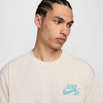 Camiseta Nike SB Masculina Bege